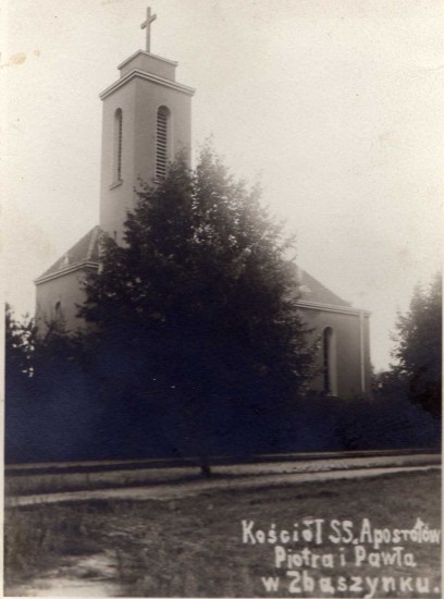 1945 r.   wygląd kościoła po zakończeniu II wojny światowej (foto z archiwum parafii)