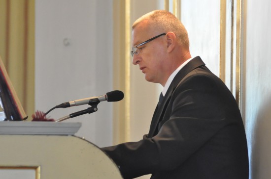 Parafialny organista Rafał Rzeszuto (foto: Zdzisław Nowak)